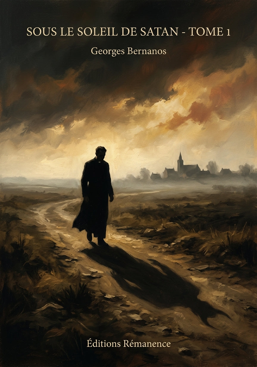 Livre Sous le soleil de Satan - Tome 1 par Georges Bernanos - Couverture - Editions Remanence