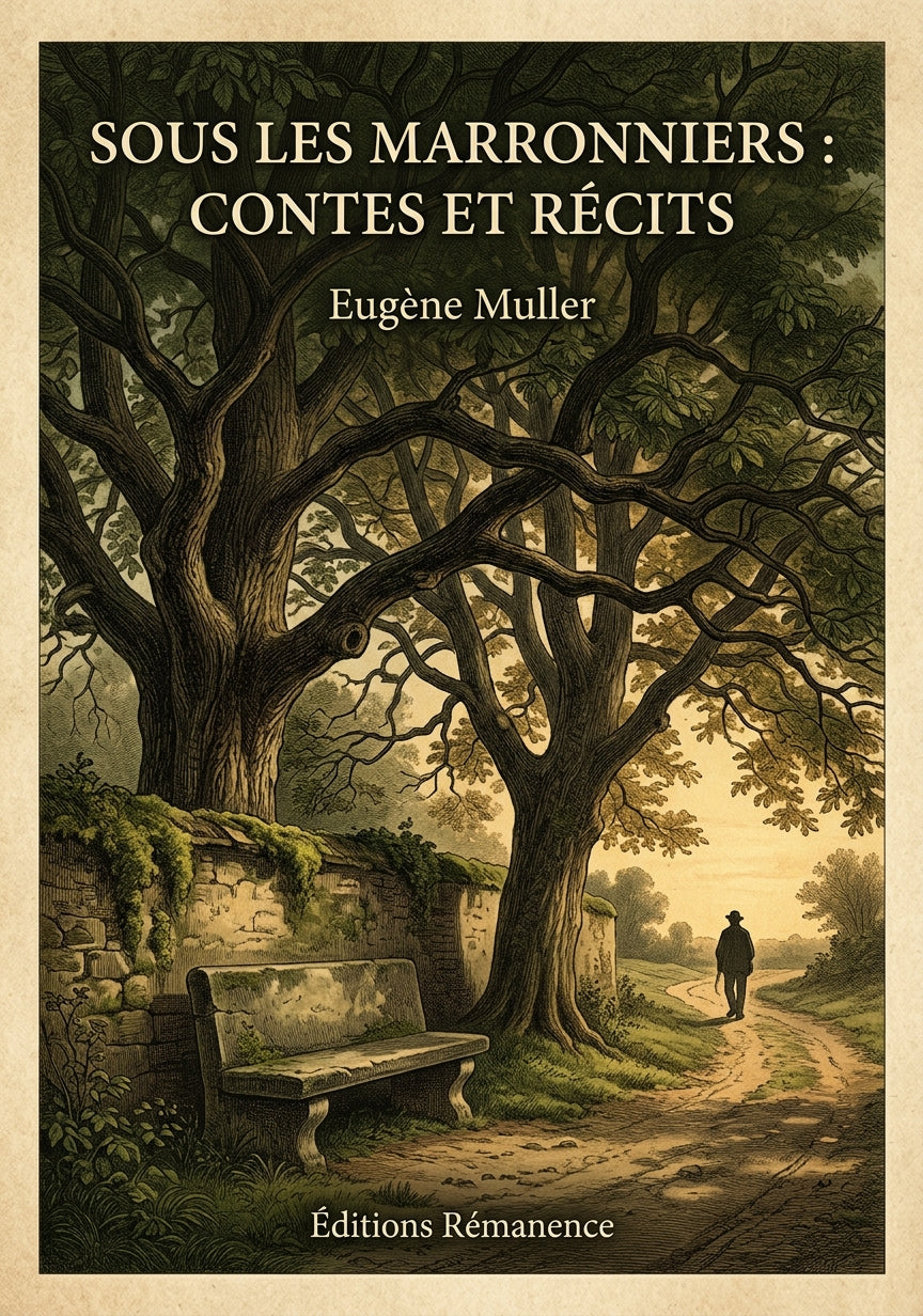 Sous les marronniers : Contes et récits - Eugène Muller (Couverture)