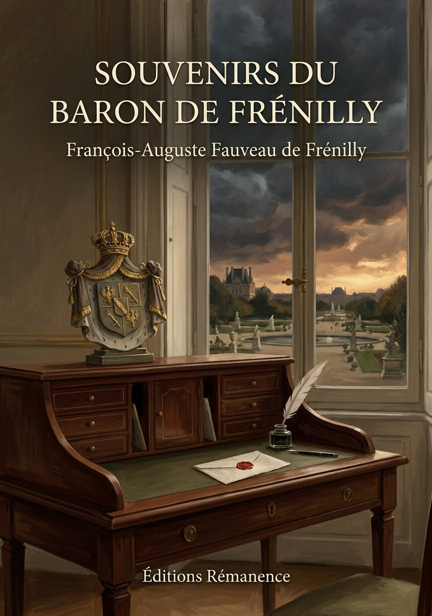 Livre Souvenirs du Baron de Frénilly par François-Auguste Fauveau de Frénilly - Couverture - Editions Remanence