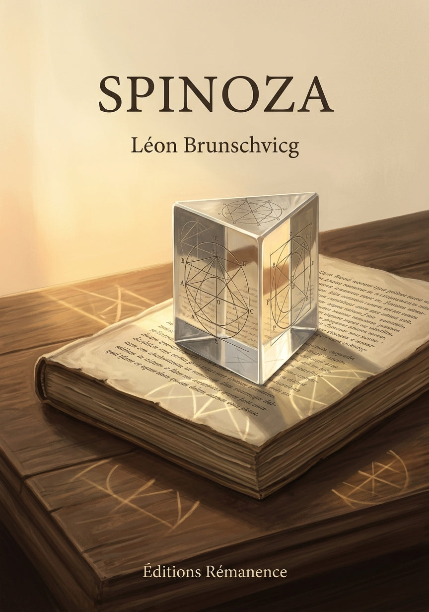 Livre Spinoza par Léon Brunschvicg - Couverture - Editions Remanence