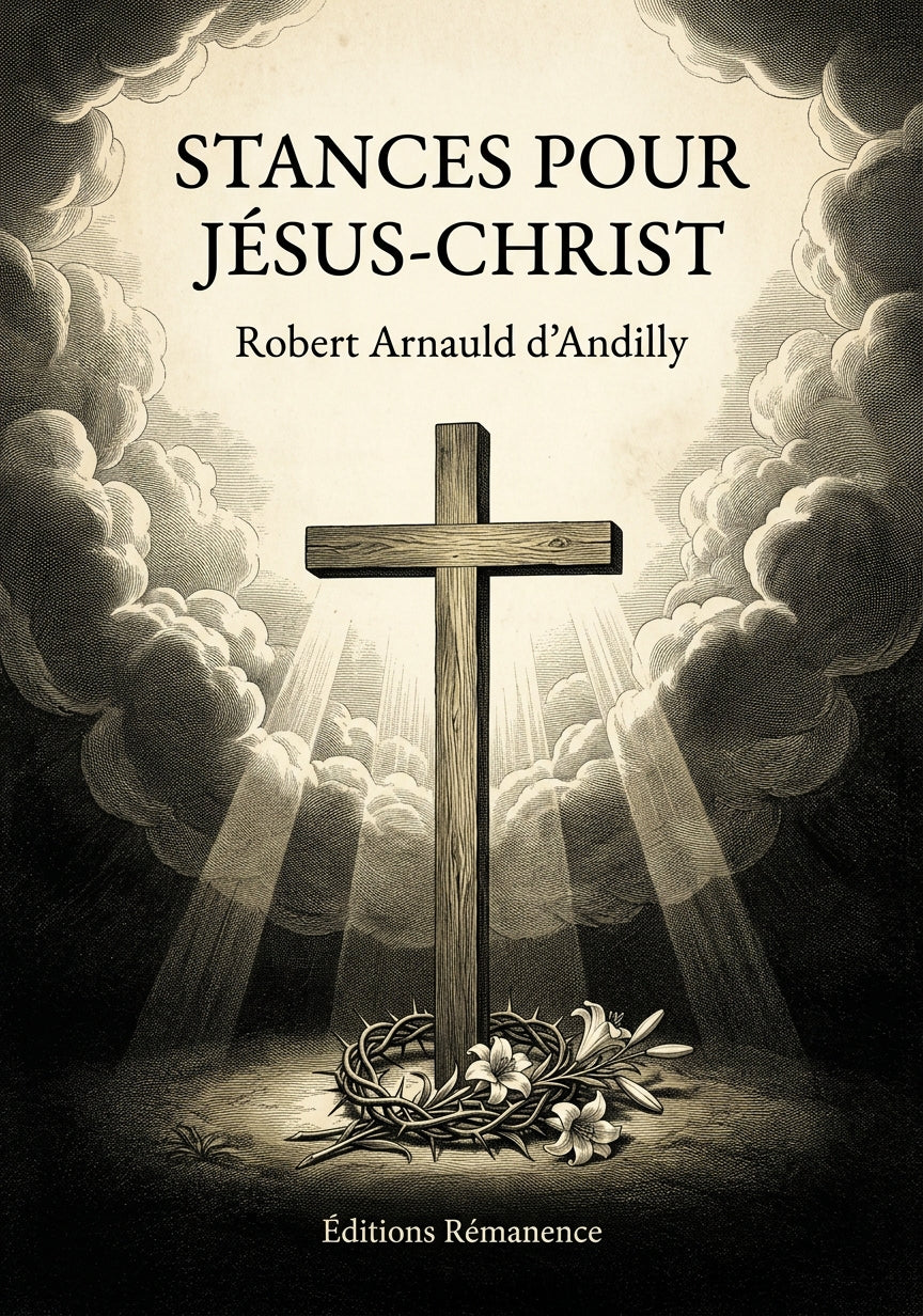 Livre Stances pour Jésus-Christ par Robert Arnauld d’Andilly - Couverture - Editions Remanence