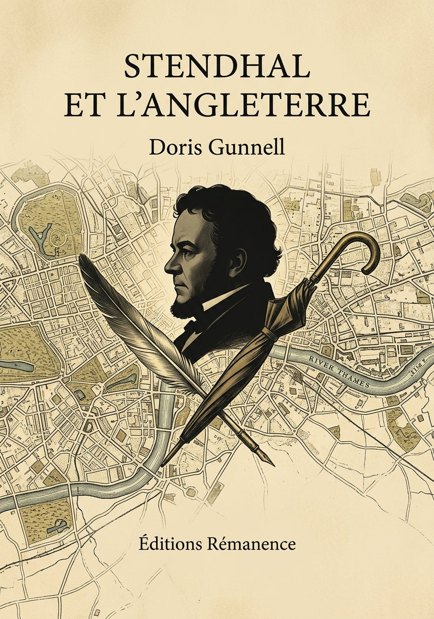 Livre Stendhal et l’Angleterre par Doris Gunnell - Couverture - Editions Remanence