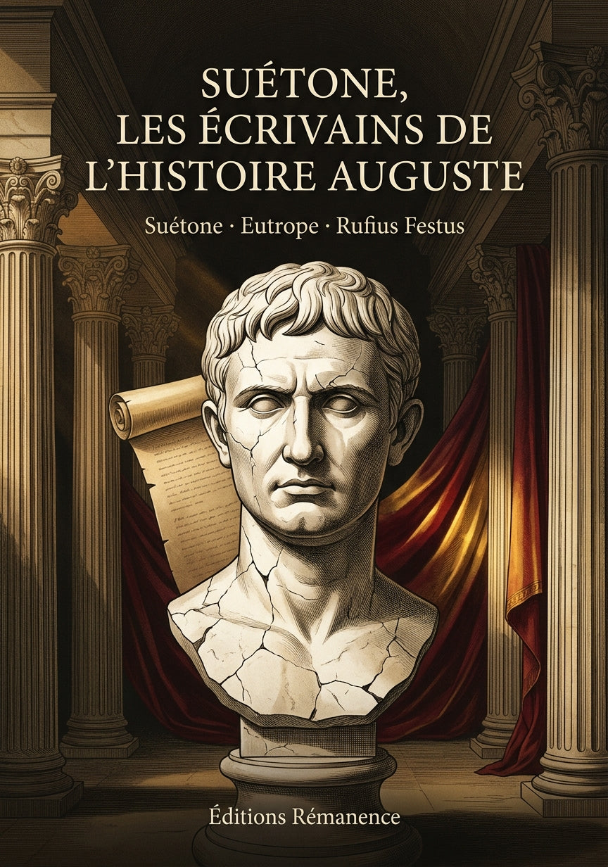 Livre Suétone, les écrivains de l’Histoire Auguste par Suétone Eutrope Rufius Festus - Couverture - Editions Remanence