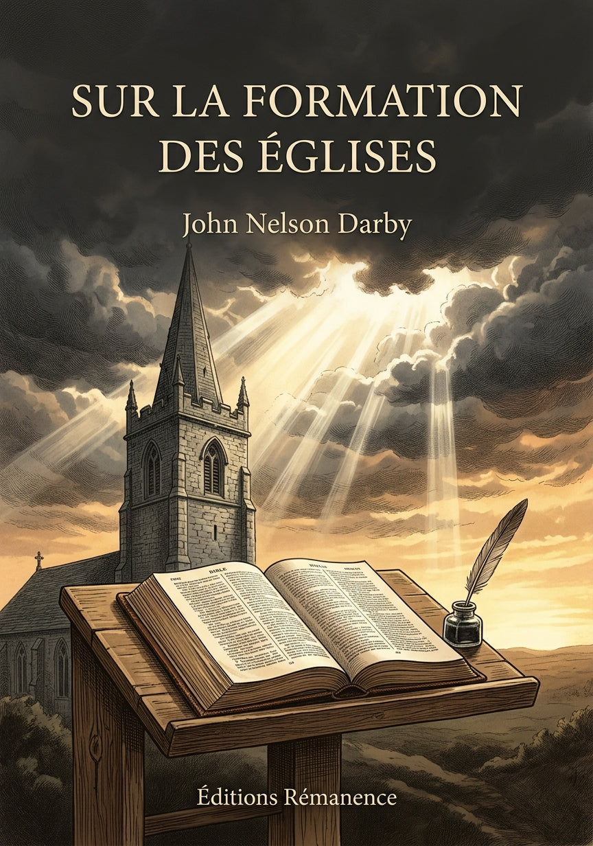 Livre Sur la formation des églises par John Nelson Darby - Couverture - Editions Remanence