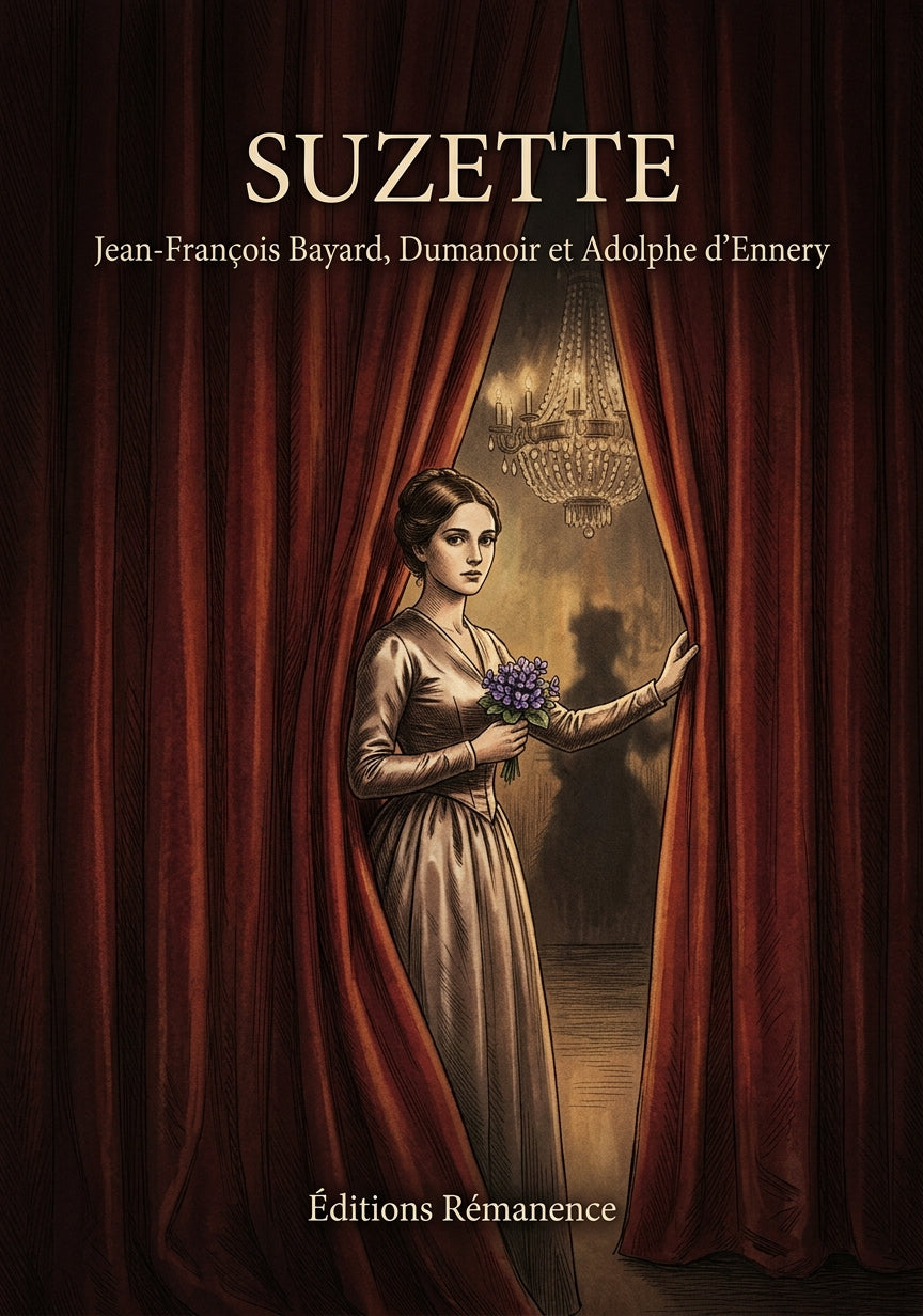 Livre Suzette par Jean-François Bayard, Dumanoir et Adolphe d’Ennery - Couverture - Editions Remanence