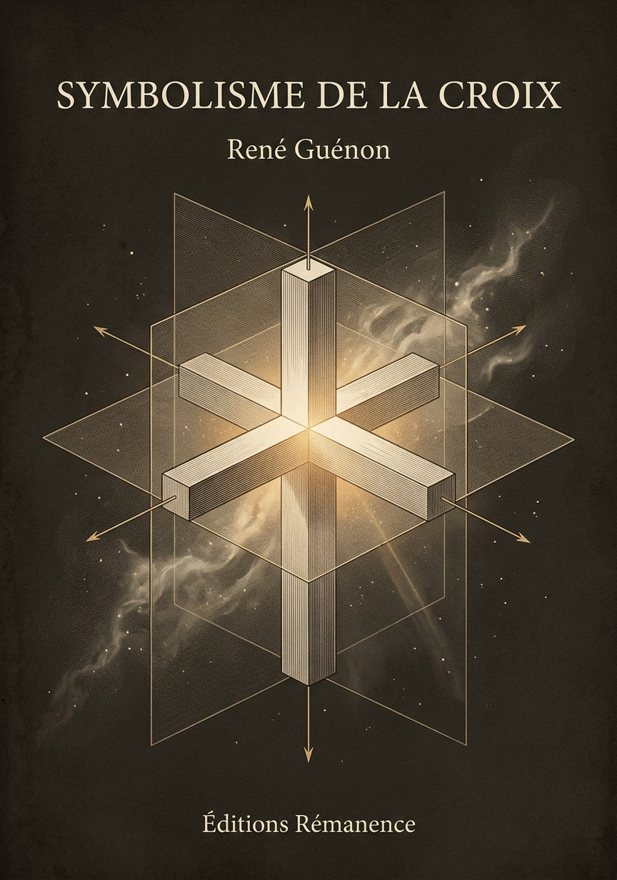 Livre Symbolisme de la croix par René Guénon - Couverture - Editions Remanence