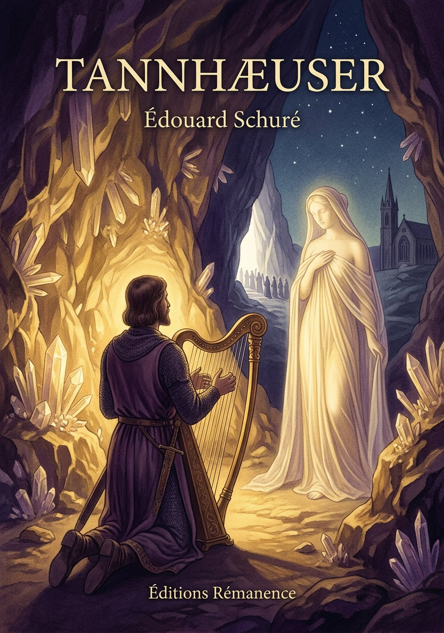 Livre Tannhæuser par Édouard Schuré - Couverture - Editions Remanence