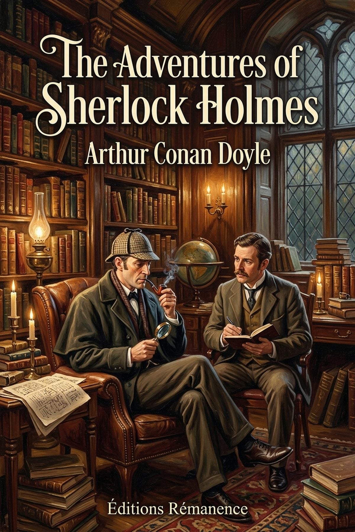 Cover of The Adventures of Sherlock Holmes by Arthur Conan Doyle - Éditions Rémanence