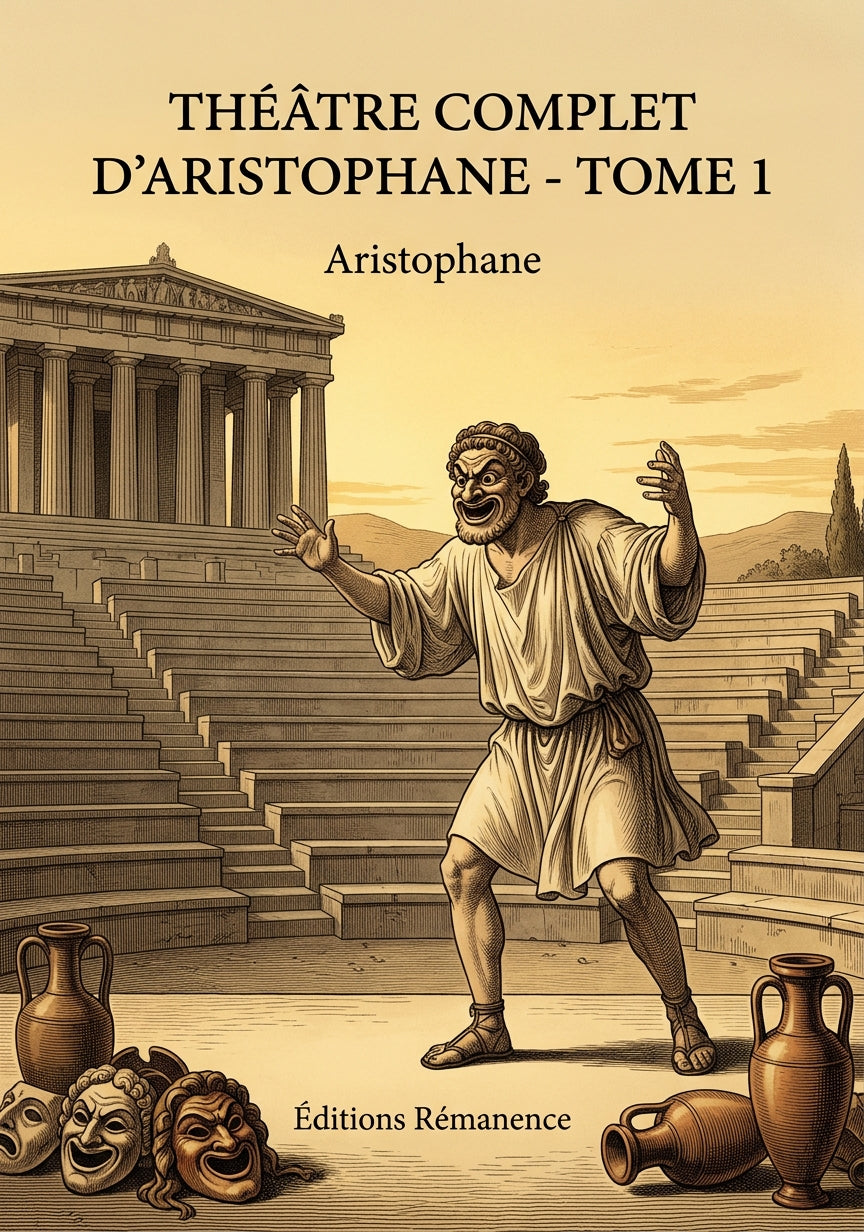 Livre Théâtre complet d’Aristophane - Tome 1 par Aristophane - Couverture - Editions Remanence