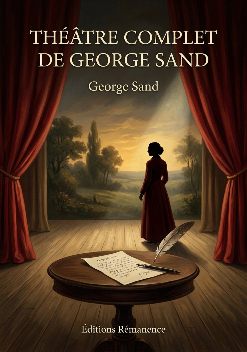 Livre Théâtre complet de George Sand par George Sand - Couverture - Editions Remanence