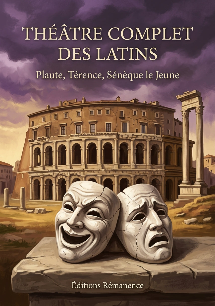 Livre Théâtre complet des Latins par Plaute, Térence, Sénèque le Jeune - Couverture - Editions Remanence