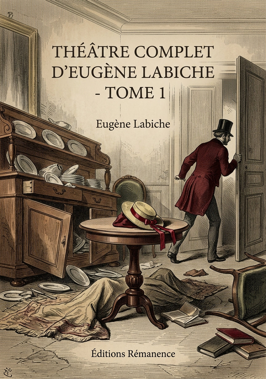 Livre Théâtre complet d’Eugène Labiche - Tome 2 par Eugène Labiche - Couverture - Editions Remanence
