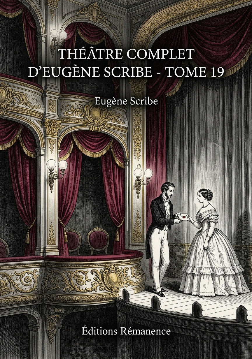 Livre Théâtre complet d’Eugène Scribe - Tome 19 par Eugène Scribe - Couverture - Editions Remanence