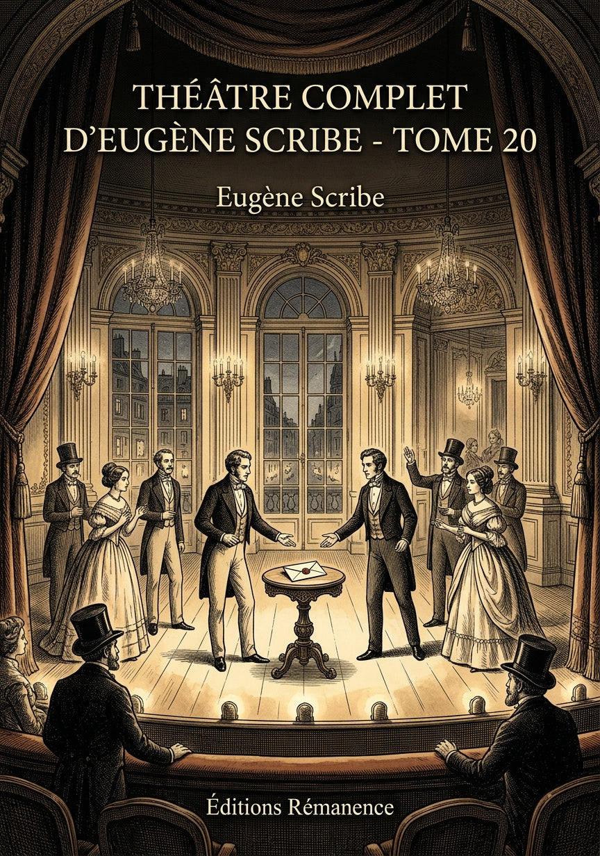 Livre Théâtre complet d’Eugène Scribe - Tome 20 par Eugène Scribe - Couverture - Editions Remanence