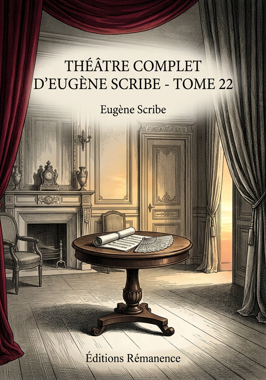 Livre Théâtre complet d’Eugène Scribe - Tome 22 par Eugène Scribe - Couverture - Editions Remanence