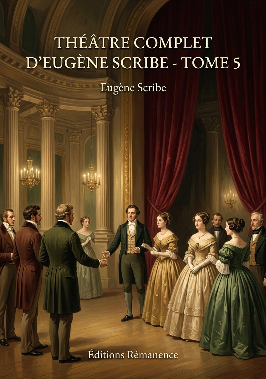 Livre Théâtre complet d’Eugène Scribe - Tome 5 par Eugène Scribe - Couverture - Editions Remanence