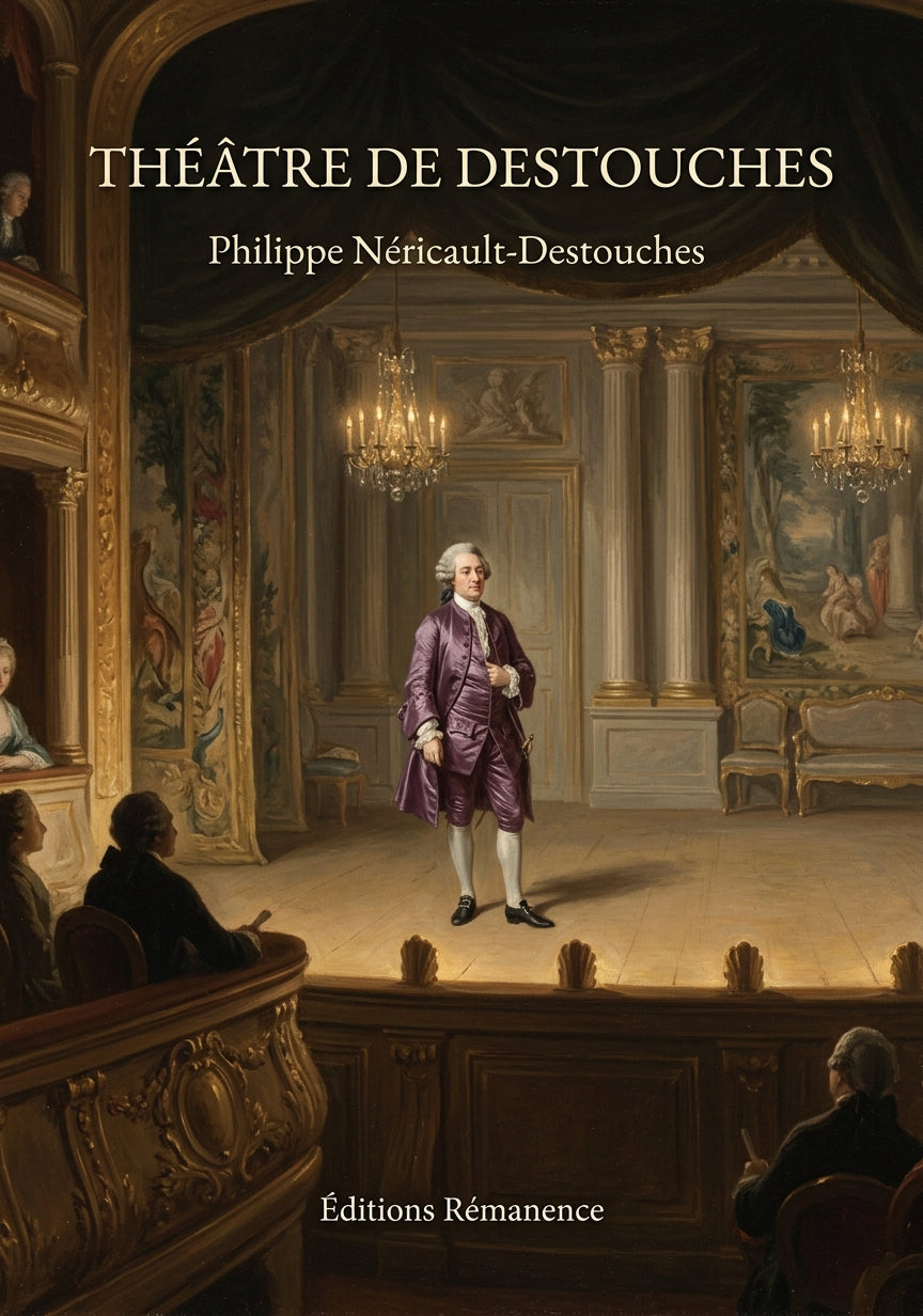 Livre Théâtre de Destouches par Philippe Néricault-Destouches - Couverture - Editions Remanence