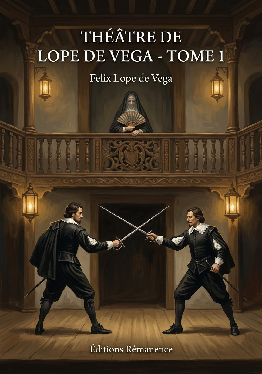 Livre Théâtre de Lope de Vega - Tome 1 par Felix Lope de Vega - Couverture - Editions Remanence