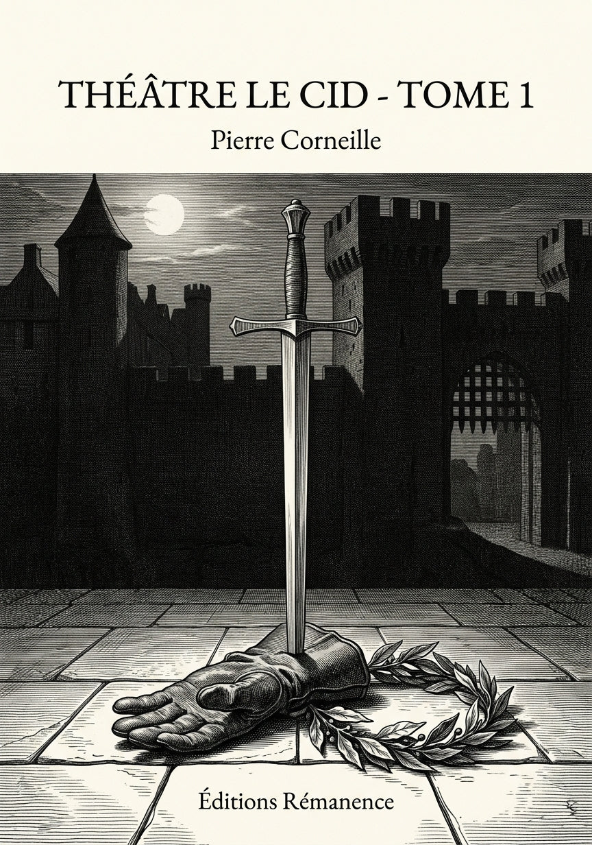 Livre Théâtre Le Cid - Tome 1 par Pierre Corneille - Couverture - Editions Remanence