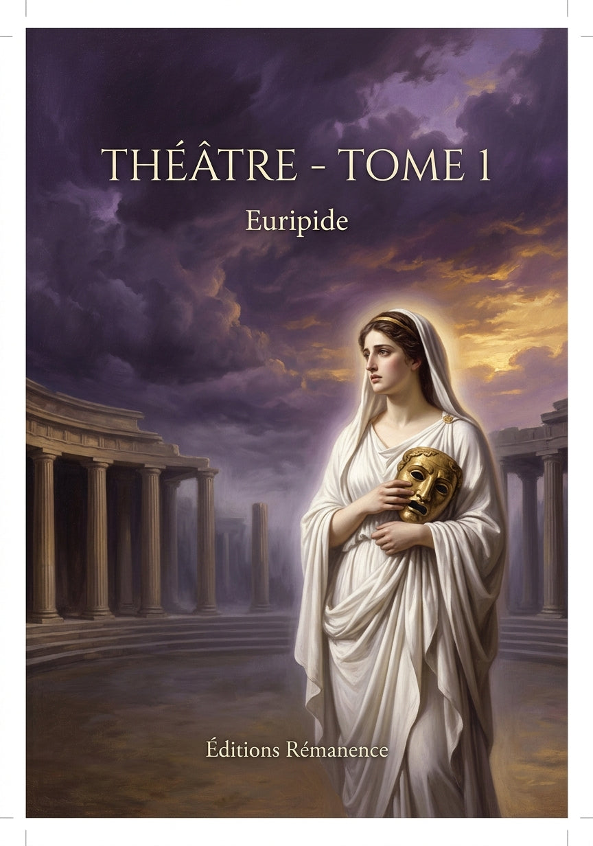 Livre Théâtre - Tome 1 par Maurice Maeterlinck - Couverture - Editions Remanence