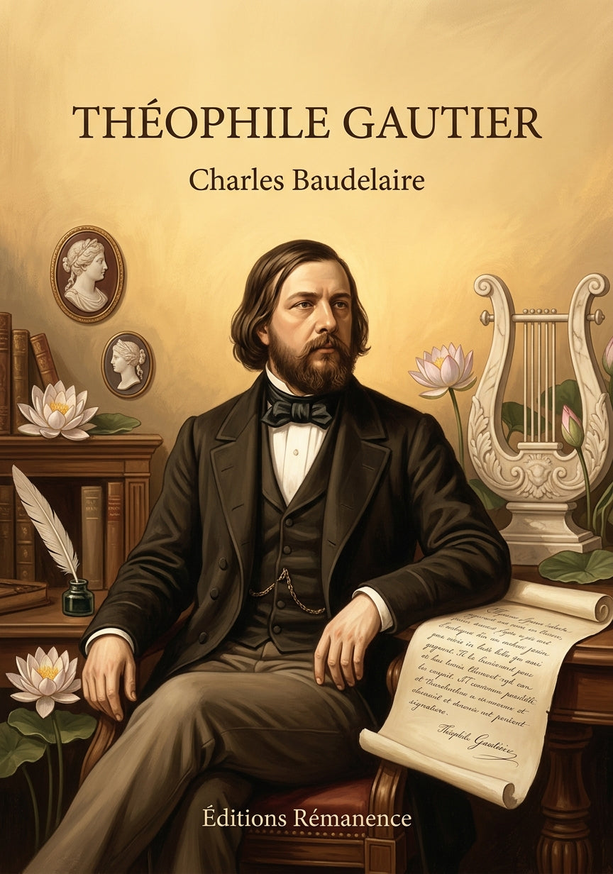 Livre Théophile Gautier par Charles Baudelaire - Couverture - Editions Remanence