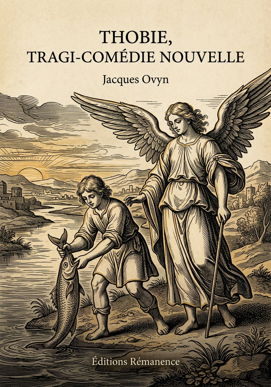 Livre Thobie, tragi-comédie nouvelle par Jacques Ovyn - Couverture - Editions Remanence