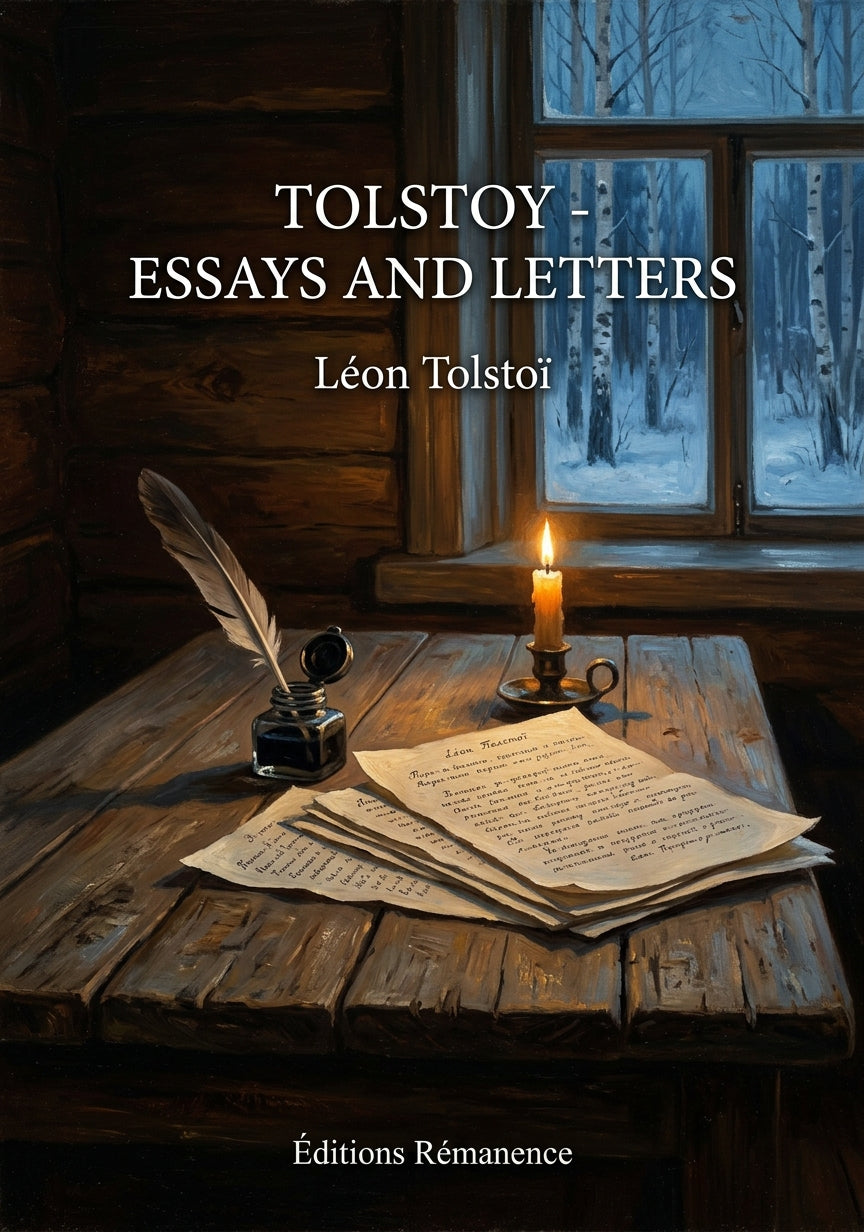 Livre Tolstoy - Essays and letters par Léon Tolstoï - Couverture - Editions Remanence