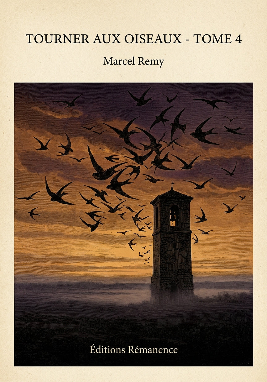 Livre Tourner aux oiseaux - Tome 4 par Marcel Remy - Couverture - Editions Remanence