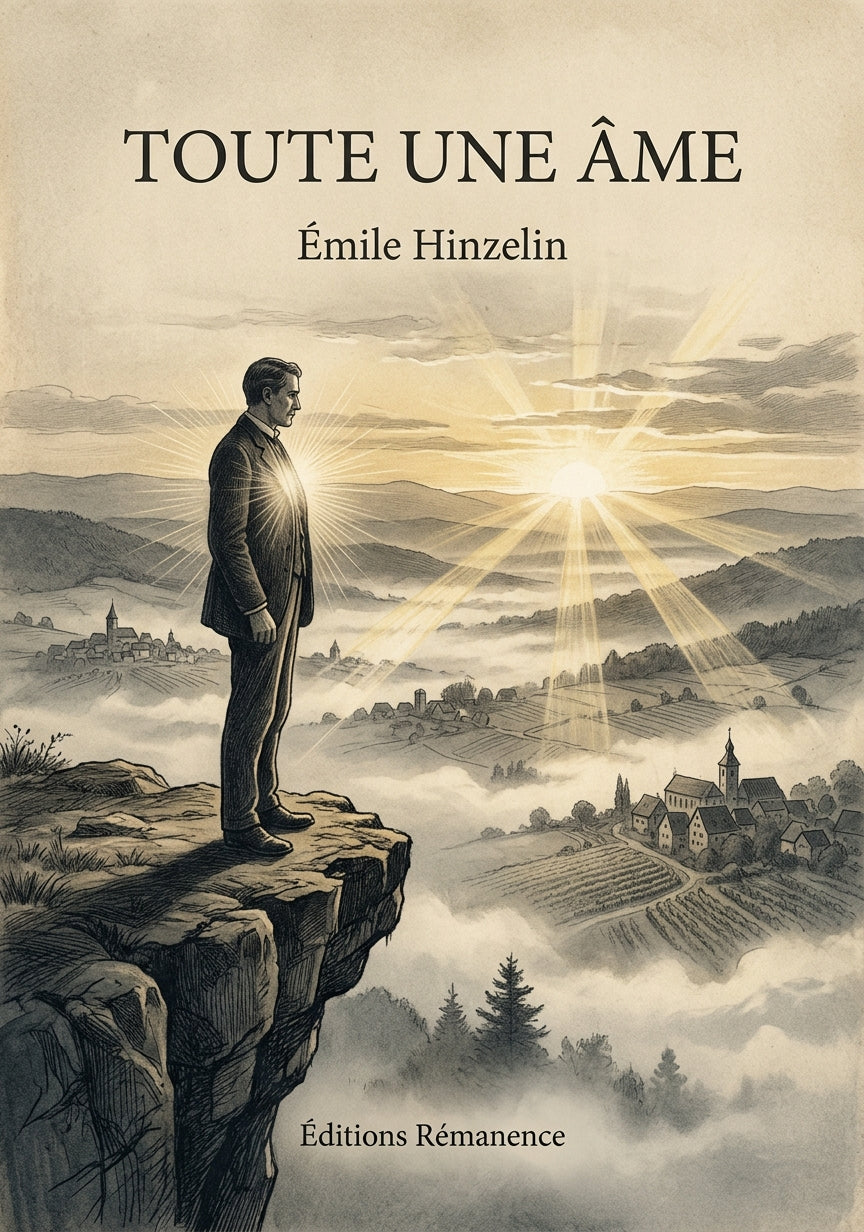Livre Toute une âme par Émile Hinzelin - Couverture - Editions Remanence