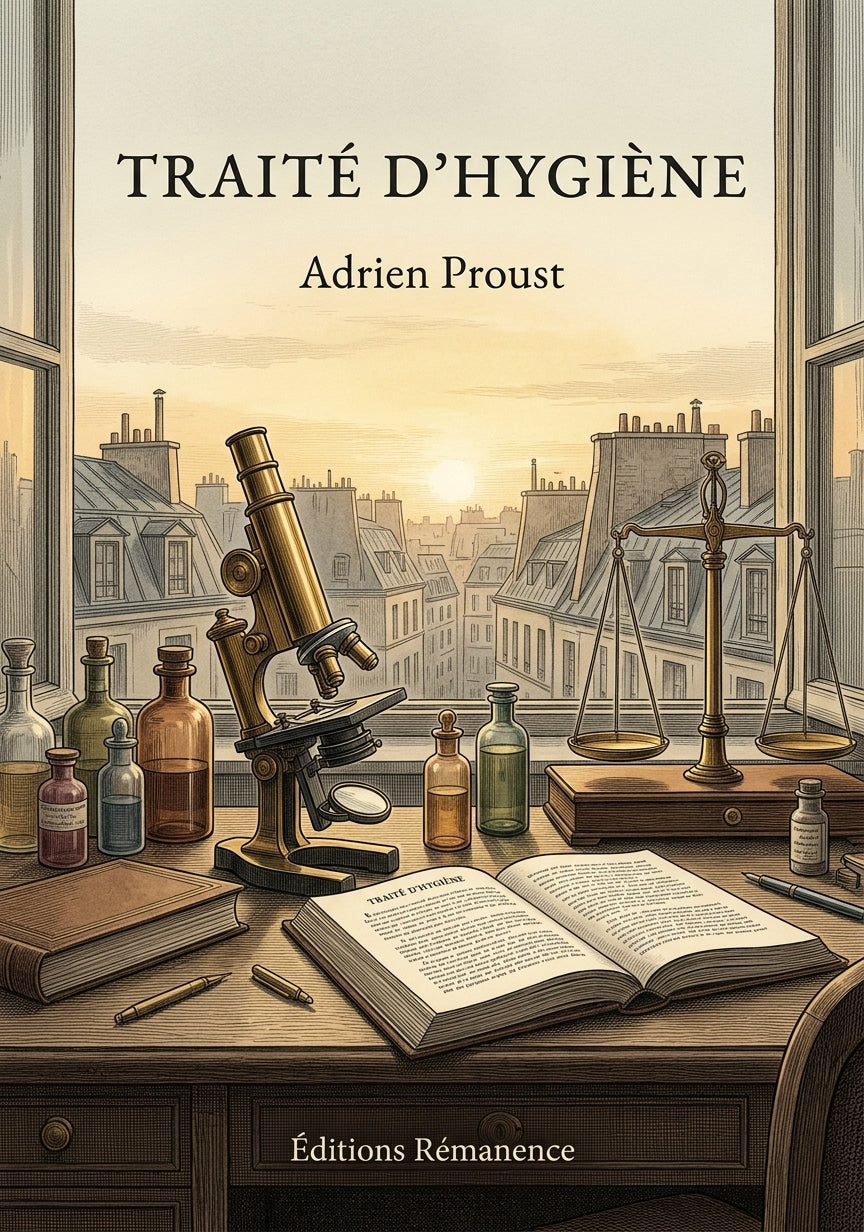 Livre Traité d'hygiène par Adrien Proust - Couverture - Editions Remanence