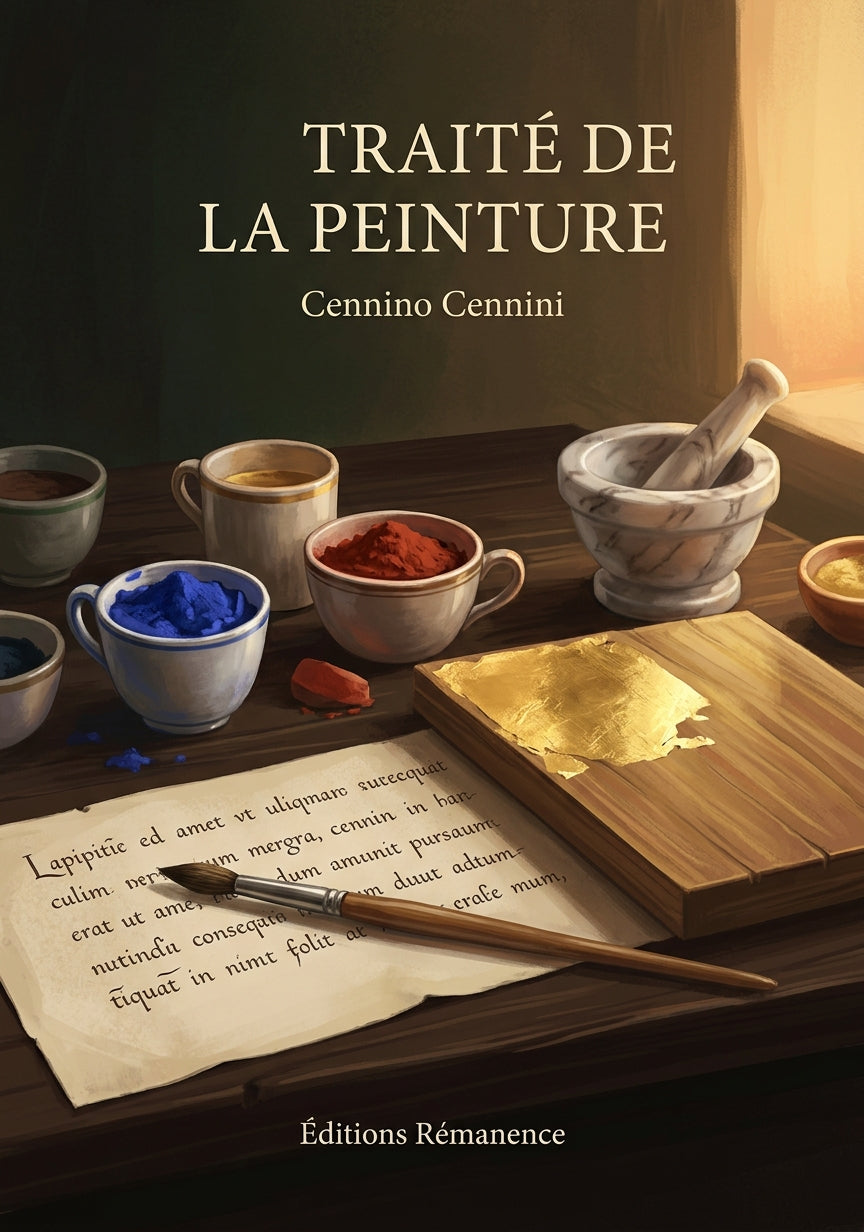 Livre Traité de la peinture par Cennino Cennini - Couverture - Editions Remanence