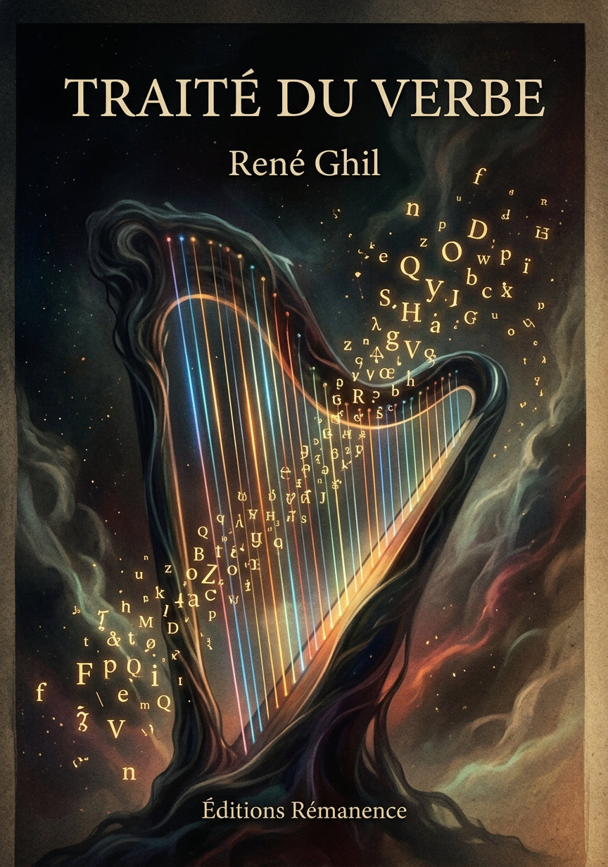 Livre Traité du verbe par René Ghil - Couverture - Editions Remanence
