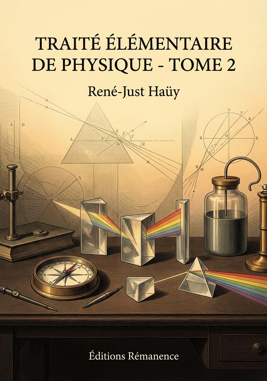 Livre Traité élémentaire de physique - Tome 2 par René-Just Haüy - Couverture - Editions Remanence