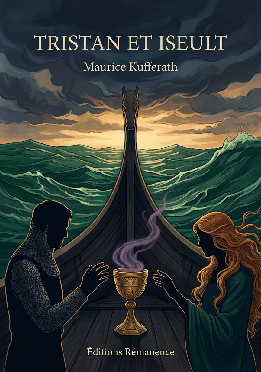Livre Tristan et Iseult par Maurice Kufferath - Couverture - Editions Remanence
