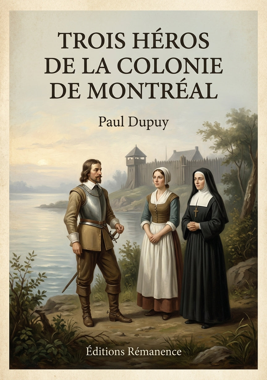 Trois Héros de la colonie de Montréal - Paul Dupuy (Couverture)
