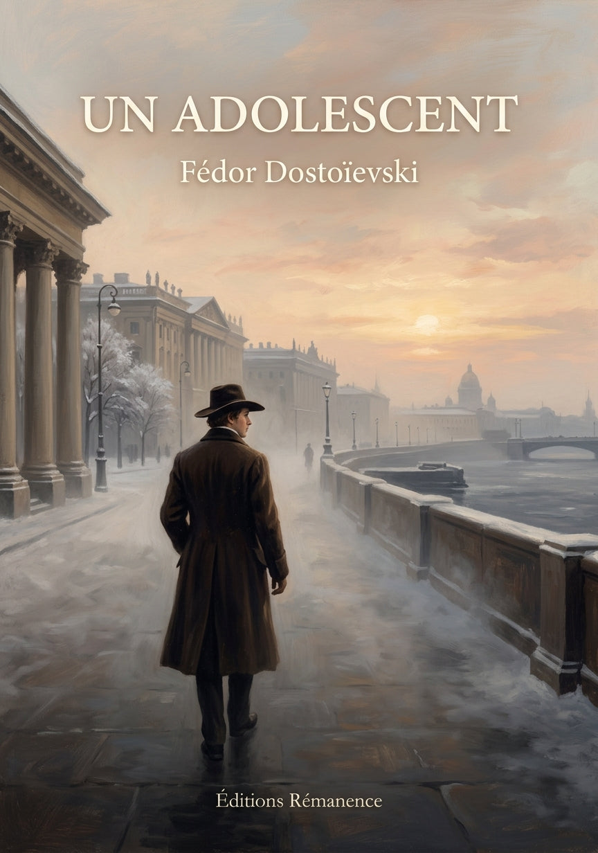 Livre Un Adolescent par Fédor Dostoïevski - Couverture - Editions Remanence