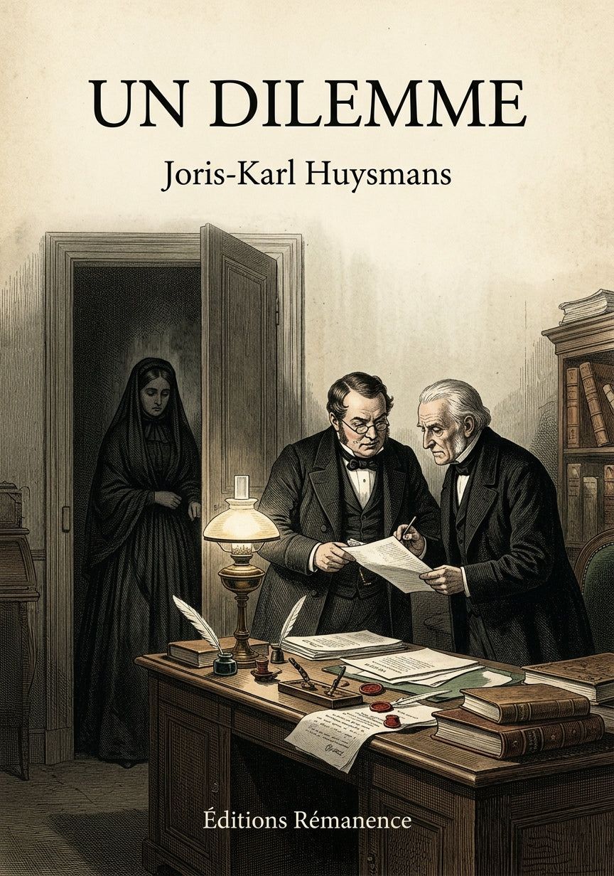 Un dilemme - Joris-Karl Huysmans (Couverture)