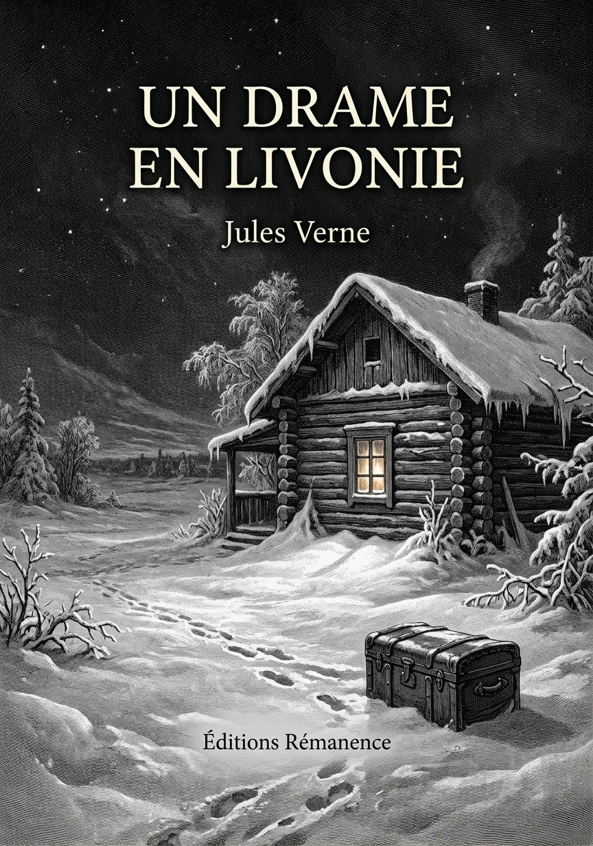 Livre Un drame en Livonie par Jules Verne - Couverture - Editions Remanence