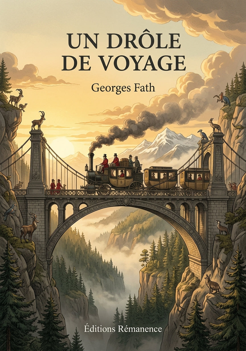 Livre Un drôle de voyage par Georges Fath - Couverture - Editions Remanence