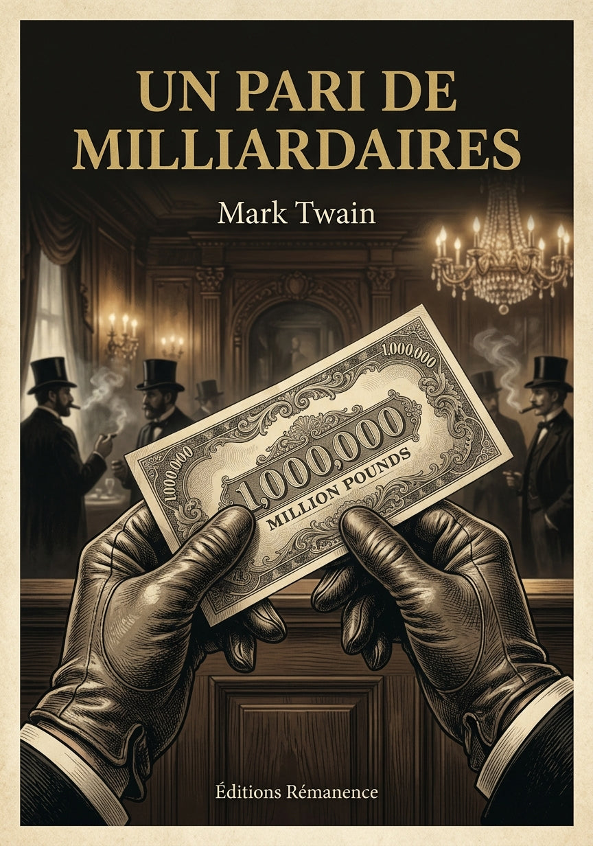Un pari de milliardaires - Mark Twain (Couverture)