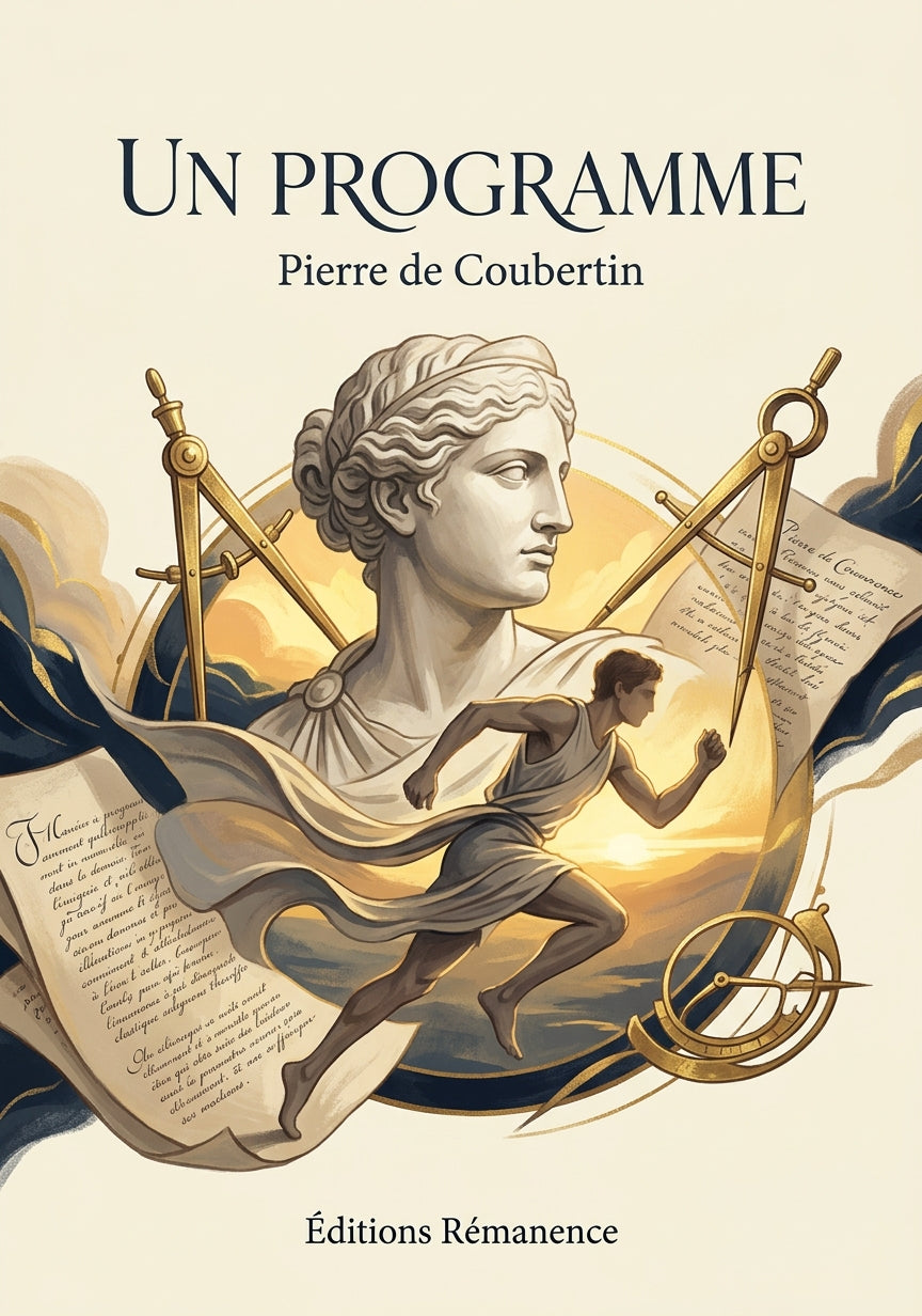 Livre Un Programme par Pierre de Coubertin - Couverture - Editions Remanence