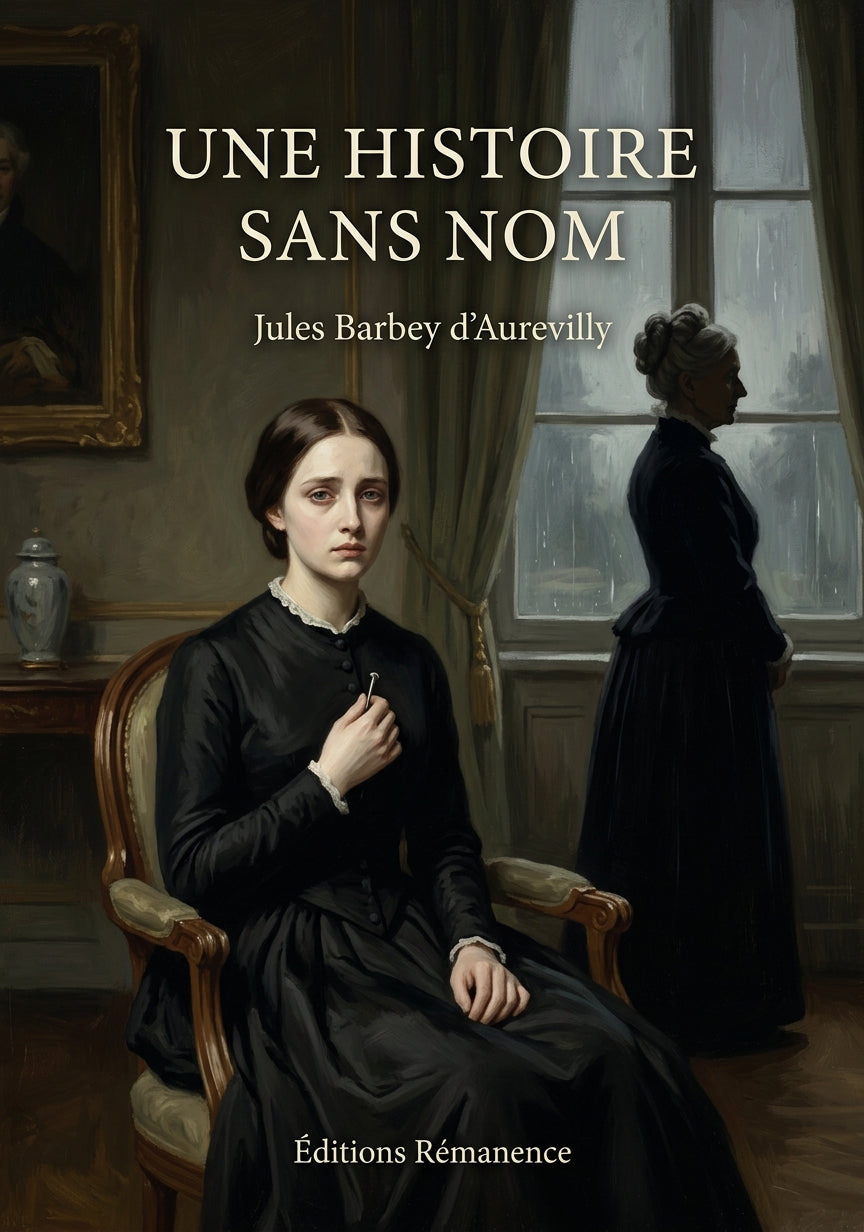 Livre Une histoire sans nom par Jules Barbey d’Aurevilly - Couverture - Editions Remanence