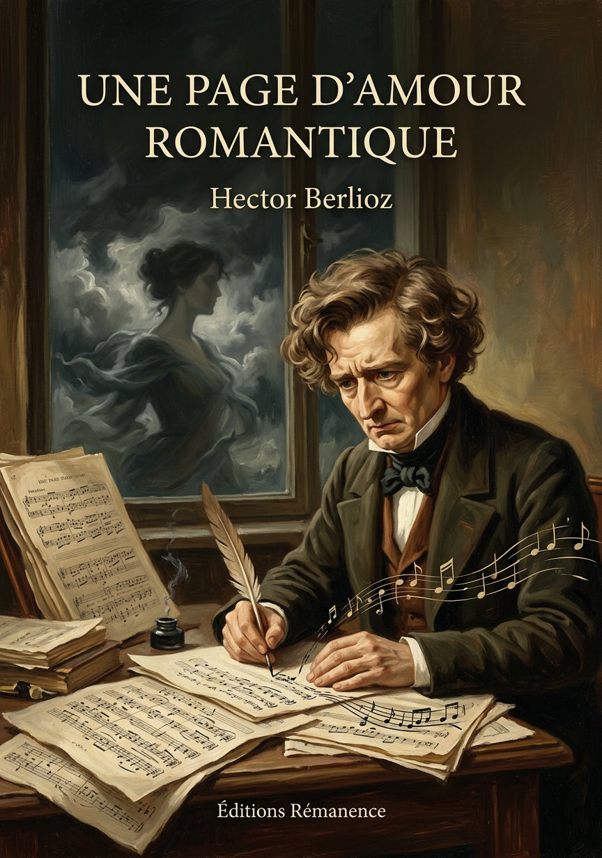 Livre Une Page d’Amour romantique par Hector Berlioz - Couverture - Editions Remanence