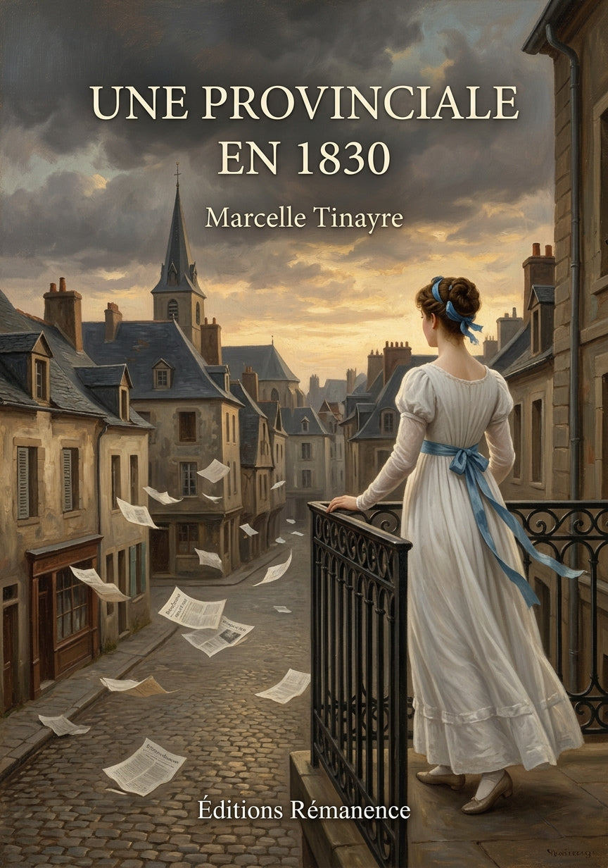 Livre Une provinciale en 1830 par Marcelle Tinayre - Couverture - Editions Remanence