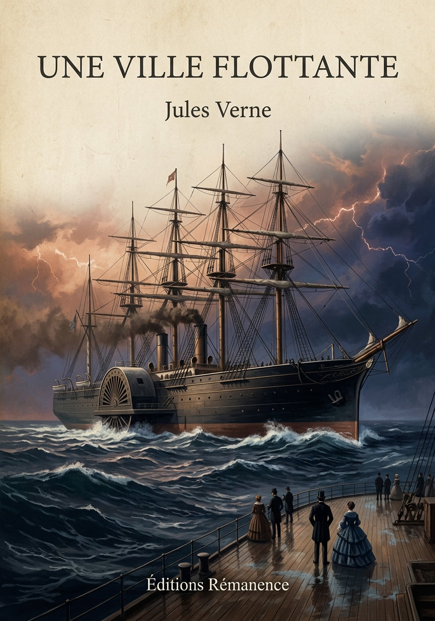 Une ville flottante - Jules Verne (Couverture)