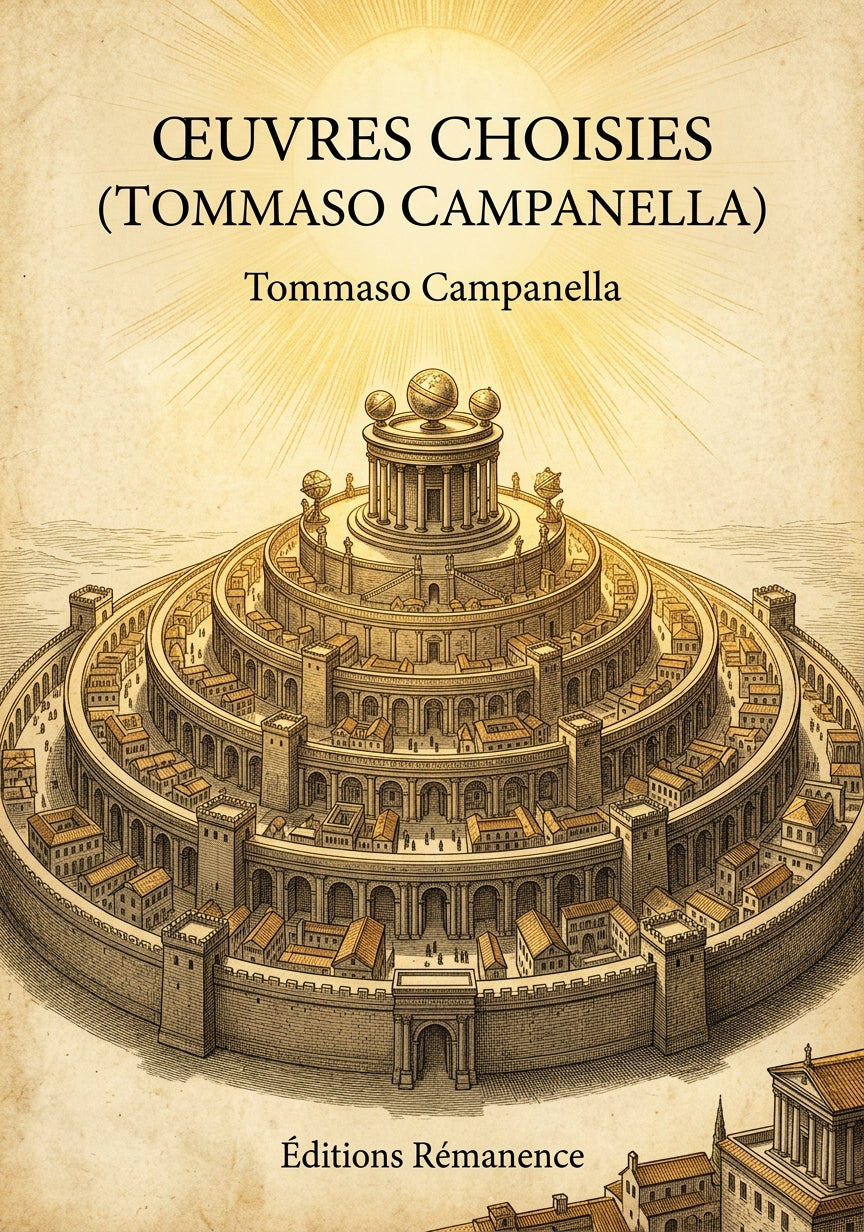 Livre Œuvres choisies (Tommaso Campanella) par Tommaso Campanella - Couverture - Editions Remanence