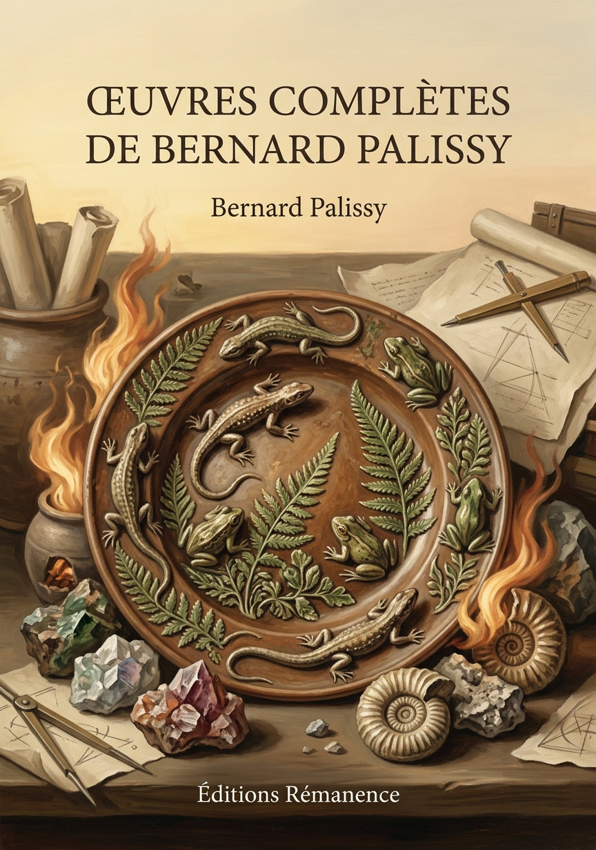 Livre Œuvres complètes de Bernard Palissy par Bernard Palissy - Couverture - Editions Remanence