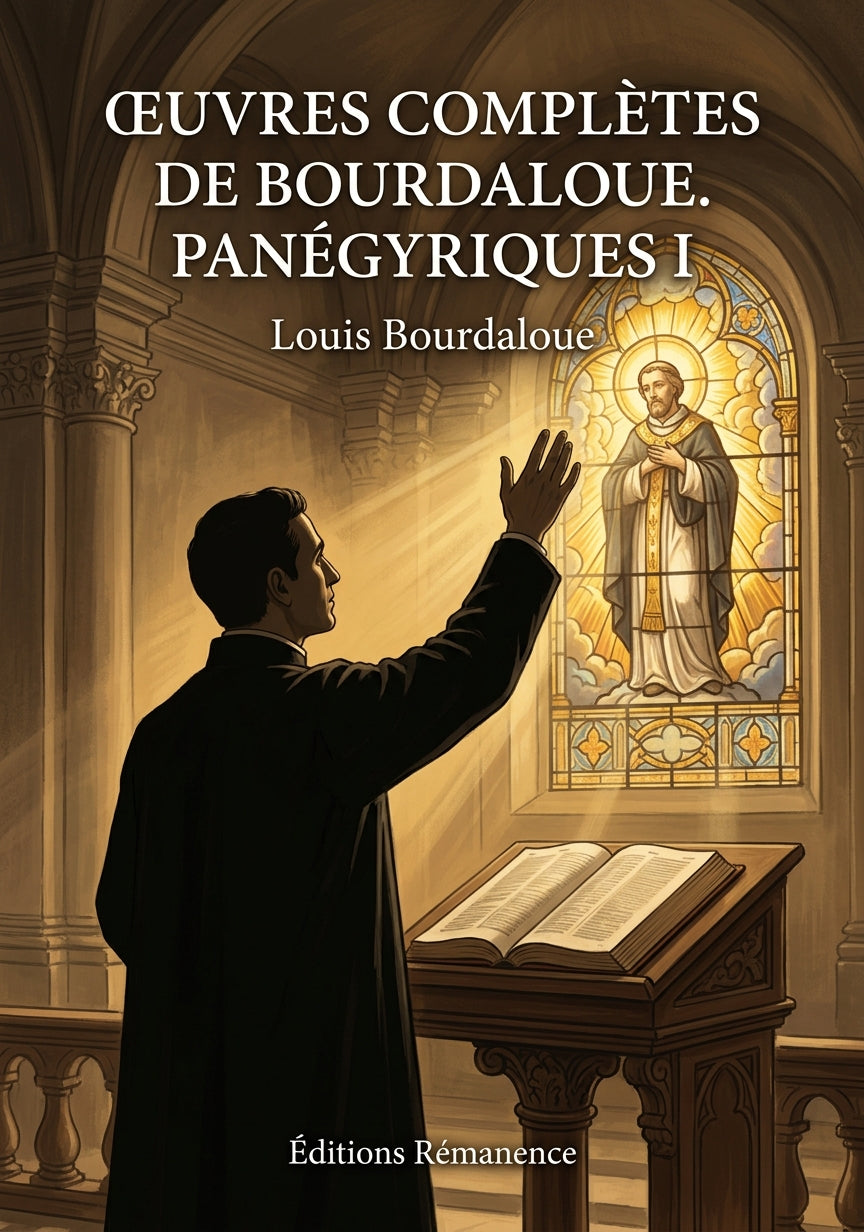 Livre Œuvres complètes de Bourdaloue. Panégyriques I par Louis Bourdaloue - Couverture - Editions Remanence