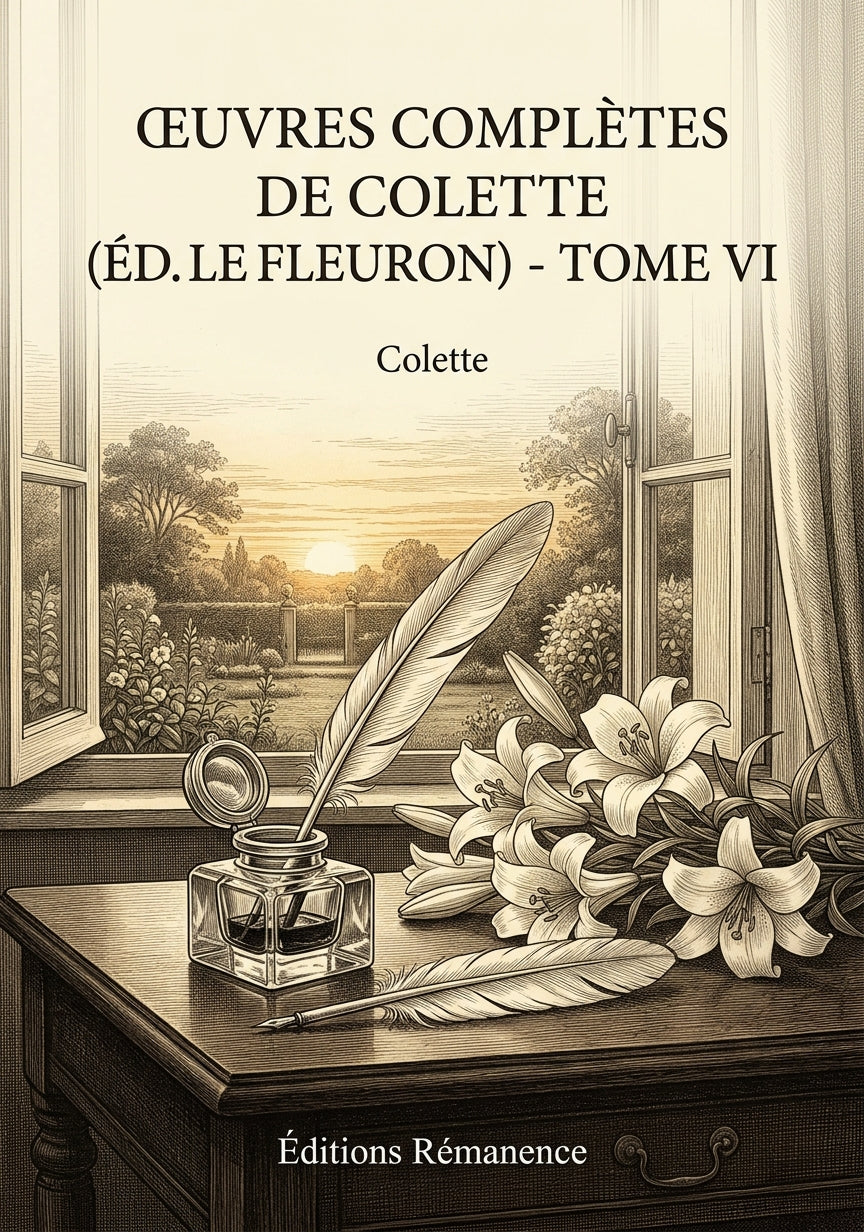 Livre Œuvres complètes de Colette (éd. Le Fleuron) - Tome VI par Colette - Couverture - Editions Remanence