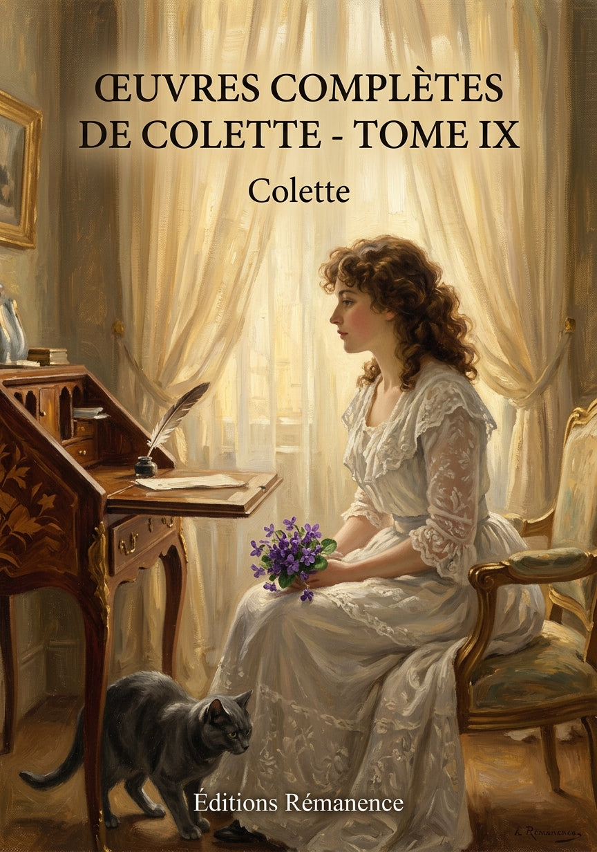 Livre Œuvres complètes de Colette - Tome IX par Colette - Couverture - Editions Remanence